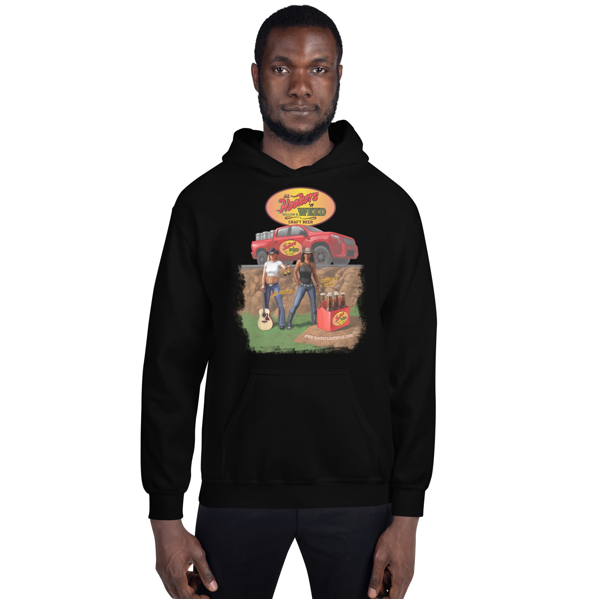 Hookers 'n Weed Unisex Hoodie